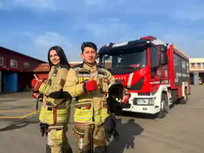 Alevlere Omuz Omuza: İtfaiyeci Çiftin Hikayesi