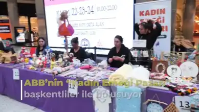 Ankara'da Kadın Emeği Pazarı Açıldı