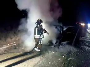 Ankara-Samsun Yolunda Araç Yanıgı: İtfaiye Müdahalesi