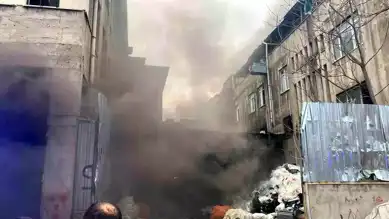 Ankara Altındağ'da Atık Fabrikası Yandı!
