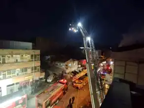 Ankara'da Boya Atölyesi Yanıyor!