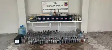 Ankara'da 1,5 Milyon TL Değerinde Kaçak Alkol ve Tütün Operasyonu