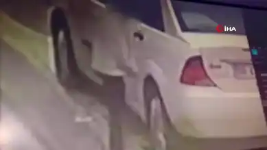 Ankara Akyurt'ta Lastik Kesme Olayı! Kamerada Yakalandılar!
