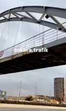Ankara Metro Üst Geçidi Tehlikede! Düşme Tehlikesi!