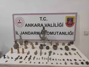 Ankara'da Tarihi Eser Operasyonu: 69 Obje Ele Geçirildi