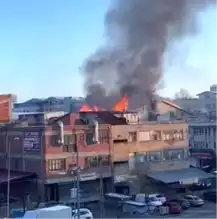 Ankara'da Sanayi Bölgesinde Yangın!