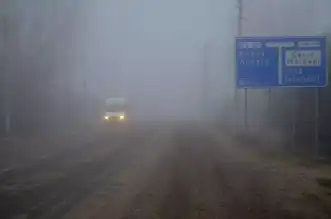 Çankırı-Ankara Yolu Sis İçinde! Ulaşımda Aksama