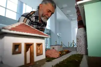 Çubuk'ta Baba Sevgisinin Eser: Camii Maketi