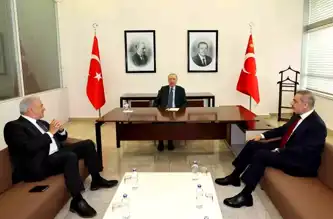Erdoğan, Eski Yunan Bakan Avramopoulos'u Kabul Etti