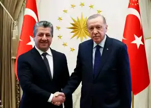 Erdoğan, Barzani ile Görüştü