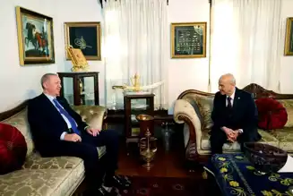 Erdoğan, Bahçeli'yi Ziyaret Etti