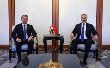 Fidan, Barzani ile Ankara'da Görüştü