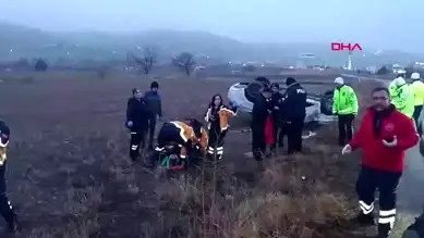 Elmadağ'da Trafik Kazası: 1 Ölü, 4 Yaralı