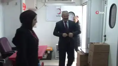 Emniyet Müdürü'nden Kızılay'a Kan Bağışı