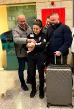 Esenboğa'da Araçta Mahsur Kalan Kedi Kurtarıldı