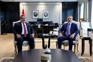 Fidan, Samarrai ile Ankara'da Görüştü
