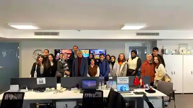 HBV Öğrencileri İHA'yı Ziyaret Etti