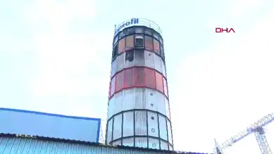 Kahramankazan'da Ahşap Fabrikası Yangını Söndürüldü