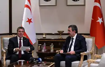 KKTC Başbakanı Ankara'da Görüşmeler Yaptı