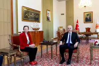 TBMM Başkanı, Yabancı Ülke Büyükelçisini Kabul Etti