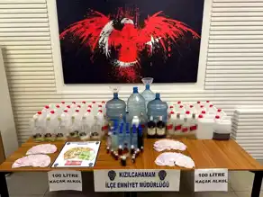 Kızılcahamam'da Kaçak Alkol Baskını!