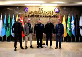 Manisalı Gazeteciler, Afyonkarahisar Emniyet Müdürünü Ziyaret Etti