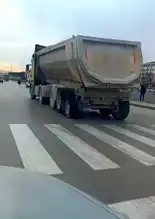 Ankara'da Patlak Lastikli Kamyon Tehlikesi!