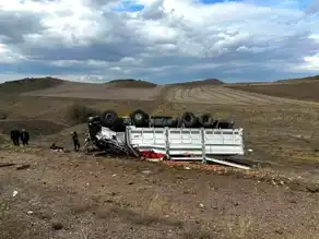 Polatlı'da Kamyon Kazası: 5 Yaralı