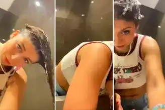 Ankara AVM'sinde Saç Yıkama! Tepkiler Çatıştı