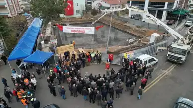Çubuk'ta Yeni Cami Temeli Atıldı
