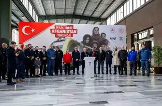 21. İyilik Treni Afganistan'a Gidiyor