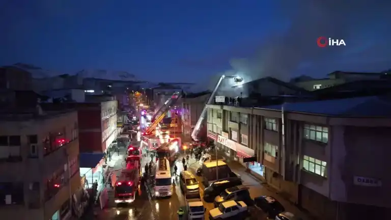 Ankara'da Boya Atölyesi Yangını Sönmüştür
