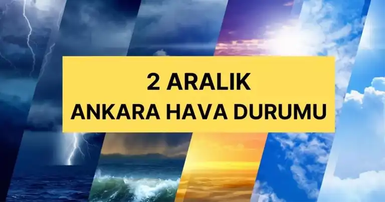 Başkentte Soğuk ve Bulutlu Bir Gün