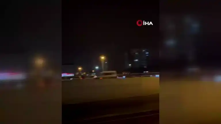 Ankara Sincan'da Kaza Sonrası Araç Yanmış!