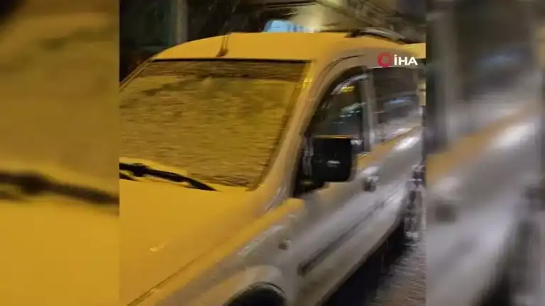 Başkent'in Kuzeyine Kar Yağdı!