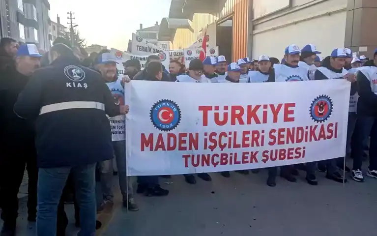 Çayırhan İşçileri Özelleştirmeye Karşı Ankara'ya Yürüdü
