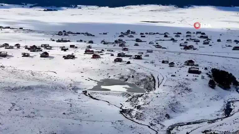 Benli Yaylası'nın Masalsı Kış Görüntüleri