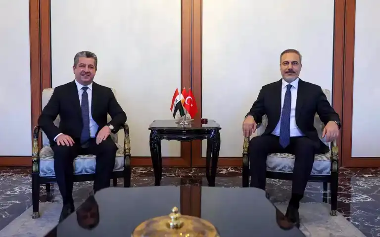 Fidan, Barzani ile Ankara'da Görüştü