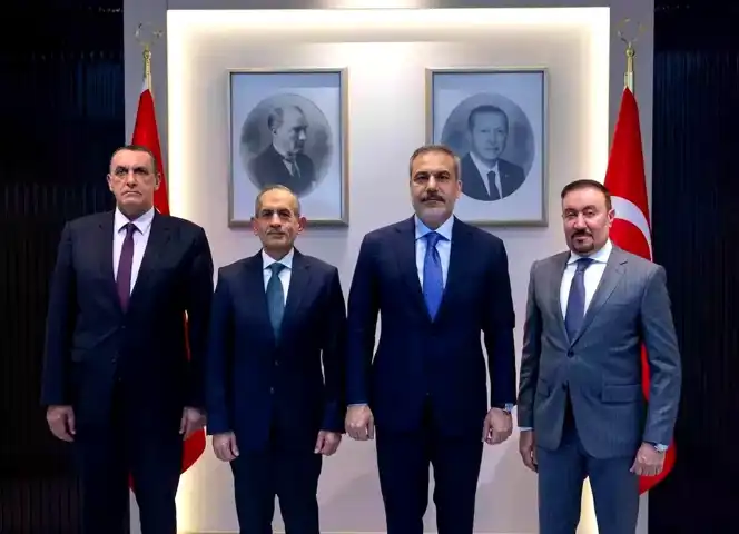 Fidan, Irak Türkmen Cephesi Başkanı'nı Kabul Etti
