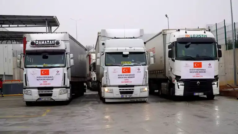 Türkiye'den Suriye'ye 75 Bin Yardım Kolisinin Yolculuğu