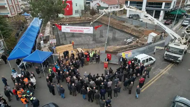 Çubuk'ta Yeni Cami Temeli Atıldı